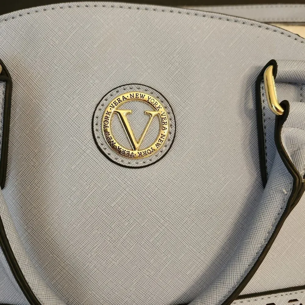 NWT Vera New York Satchel Crossbody Bag Style Dahlia 15.5 W 9.5
